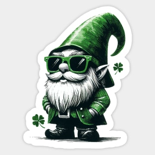 Green Gnome Sticker